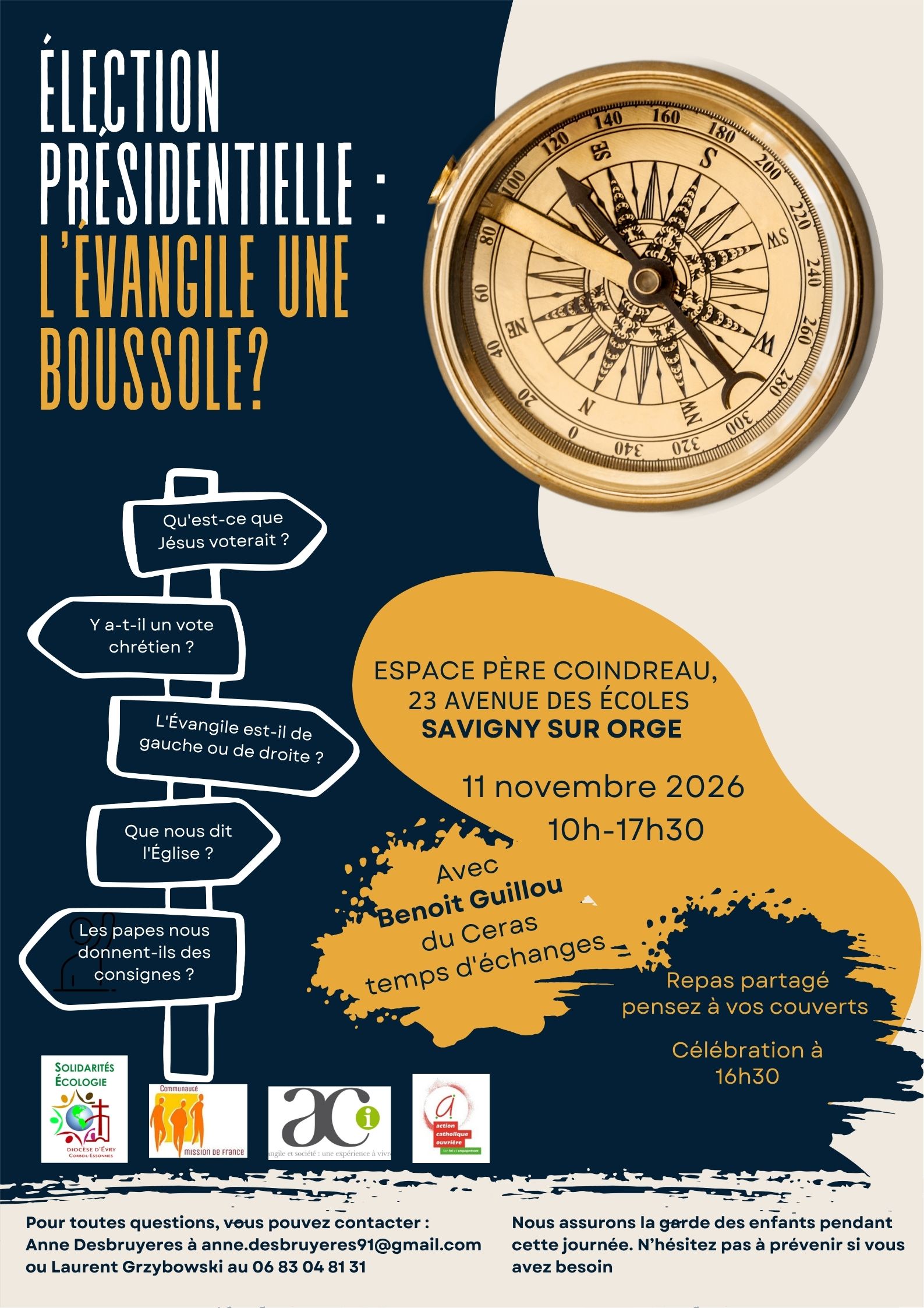 11.11 Essonne : rencontre autour des présidentielles